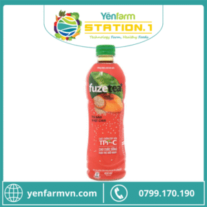 Trà đào và hạt chia Fuze Tea 450ml