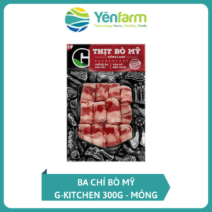 Ba chỉ bò Mỹ G-Kitchen 300g - Mỏng