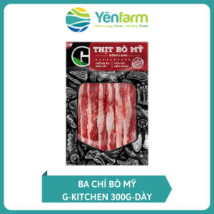 Ba chỉ bò Mỹ G-Kitchen 300g-Dày