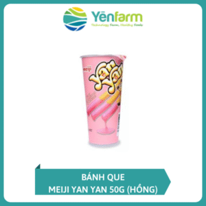 Bánh que Meiji Yan Yan 50g (Hồng)