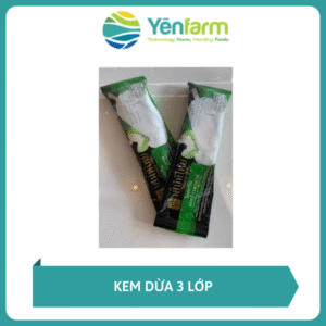 Kem dừa 3 lớp