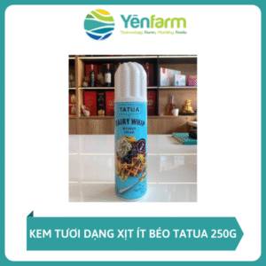 Kem tươi dạng xịt ít béo TATUA 250G