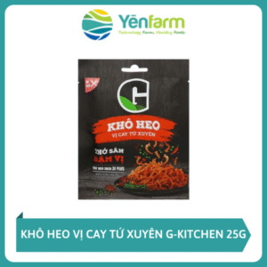 Khô heo vị cay Tứ Xuyên G-Kitchen 25g