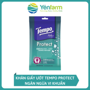 Khăn giấy ướt Tempo Protect ngăn ngừa vi khuẩn
