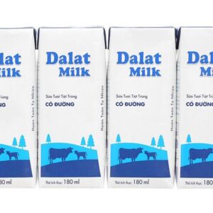 Sữa Tươi Tiệt Trùng DL Milk Có Đường 180ml