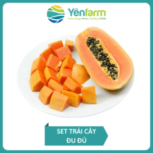 Set trái cây - Đu đủ