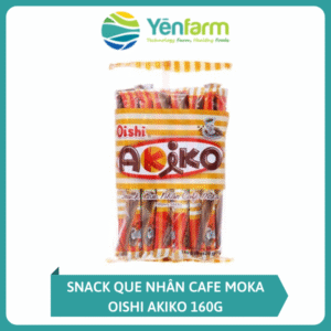 Snack Que Nhân Cafe Moka Oishi Akiko 160g