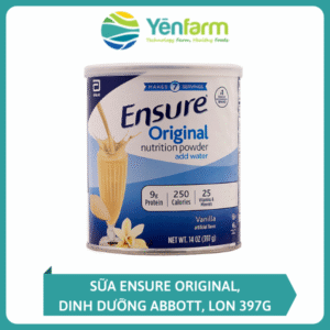 Sữa Ensure Original, Dinh Dưỡng Abbott, lon 397g