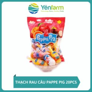 Thạch rau câu Pappe Pig 20pcs