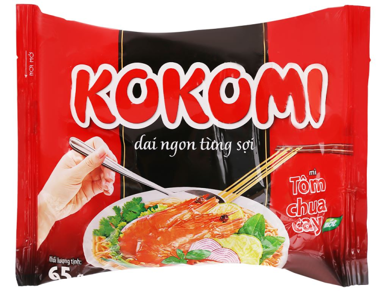 1 goi mi kokomi bao nhieu calo 0
