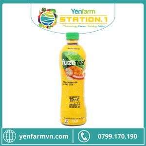 Trà chanh dây và hạt chia Fuze Tea 450ml