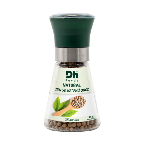 Natural Tiêu Sọ Hạt Phú Quốc – Nắp cối xay Ceramic (45gr)