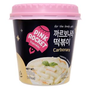 BÁNH GẠO TOPOKKI PHÔ MAI – Topokki Carbonana cup 120 gr