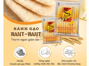 Bánh Gạo Vị Phô Mai Want Want 108g