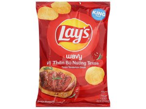 Bánh Lays Vị Thăn Bò nướng Texas