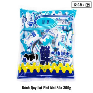 Bánh quy lạt vị phô mai sữa 360g