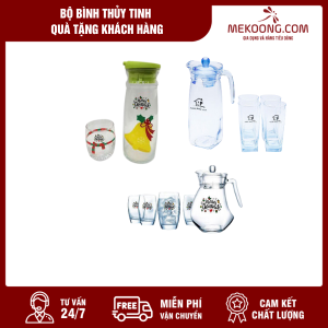 Bình thủy tinh – Hàng tặng