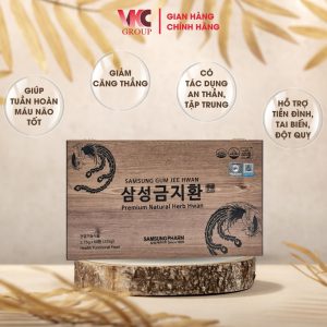 Bổ Não Hàn Quốc – SS Gum JEE HWAN – AN CUNG NGƯU Hộp Gỗ 60V
