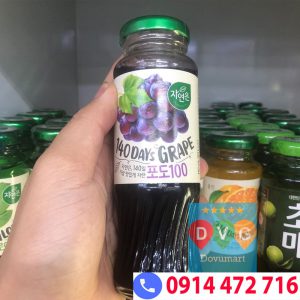 Chai nước ép nho HQ 180ml
