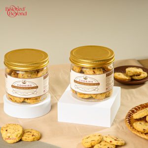 Cookies Bơ Hạt Dẻ Cười – Hạnh Nhân MMF 150g (Lon PET)