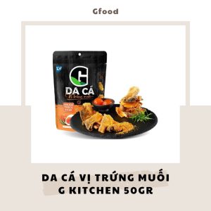 Da cá vị trứng muối G-Kitchen 50g