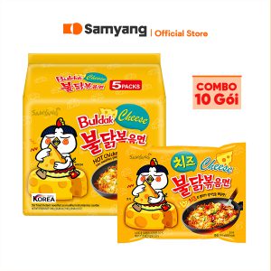 Gói Mì Khô Cay Vị Phô Mai Samyang HQ 140g (vàng)