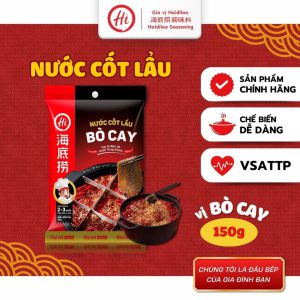 Gói Nước Lẩu Cay Tê Bò Haidilao 150G