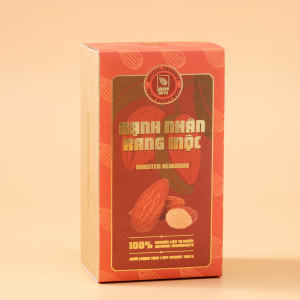 Hạnh Nhân Rang Mộc Mỹ Mamafood 210g (Lon Metalize)