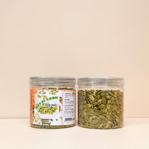 Hạt Bí Xanh Rang Mộc MMF 220g (Lon PET)
