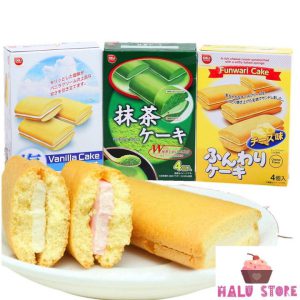 Hộp Bánh Mềm Trà Xanh Funwari Nhật