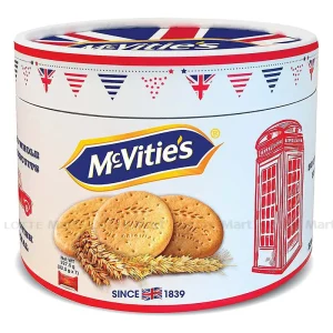 Hộp bánh quy lúa mì MCVities 227.5 (tròn)