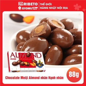 Hộp Chocolate Nhân Hạnh Nhân Meiji Nhật 88g