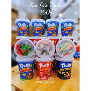 Hủ Kẹo Dẻo Trolli Brite Crawlers 160g