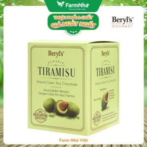 Kẹo Tiramisu Hạnh Nhân Trà Xanh 100g (xanh)