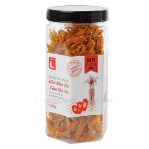 Khô Mực Tẩm Vị Gia Truyền MMF 110g (Lon PET)