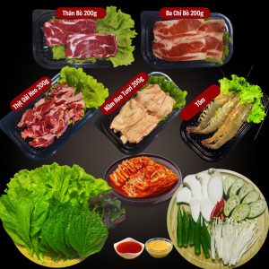 Combo Ba chỉ nướng (2-3 người)