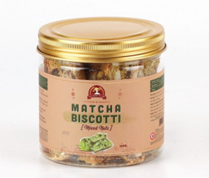 Matcha Biscotti Mixed Nuts MMF 150g (Lon PET)