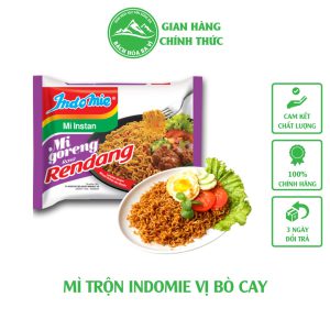 Mì Xào Khô Goreng Rendang Vị Bò Cay