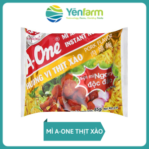 Mì A-one thịt xào
