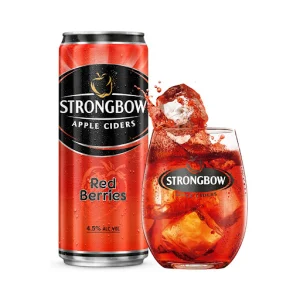 Nước táo lên men vị dâu đỏ Strongbow
