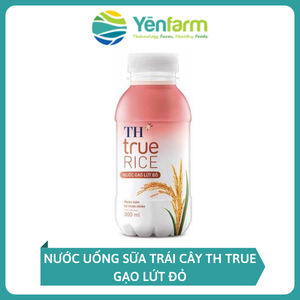 Nước uống sữa trái cây TH True - Gạo lứt đỏ