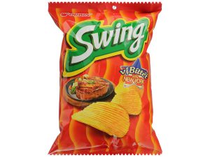 Snack khoai tây vị bít tết kiểu New York Swing gói 32g