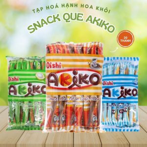 Snack Que Nhân Phô Mai Oishi Akiko 160g