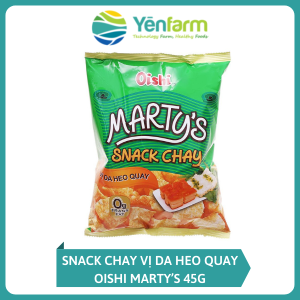 SNACK CHAY VỊ DA HEO QUAY OISHI MARTY’S 45G