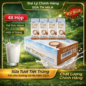 SỮA TH TRUE MILK HẠT MẮC CA 180ML