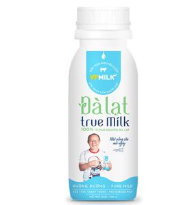 SỮA TƯƠI THANH TRÙNG VPMILK ĐÀ LẠT TRUE MILK – ÍT ĐƯỜNG 200ml