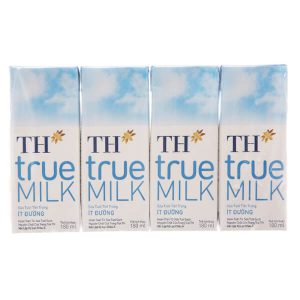 Sữa tươi tiệt trùng ít đường TH true MILK 180ml