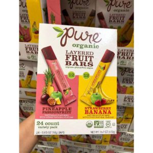 Thanh bánh trái cây Pure Organic Dâu Chuối