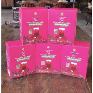 Trà Atiso đỏ collagen Unimandala
