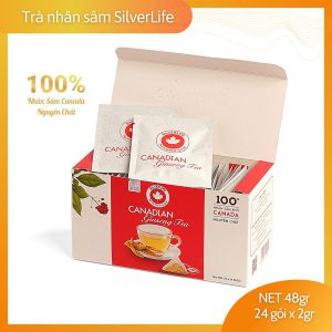 TRÀ NHÂN SÂM CANADA SILVERLIFE HỘP 24 TÚI